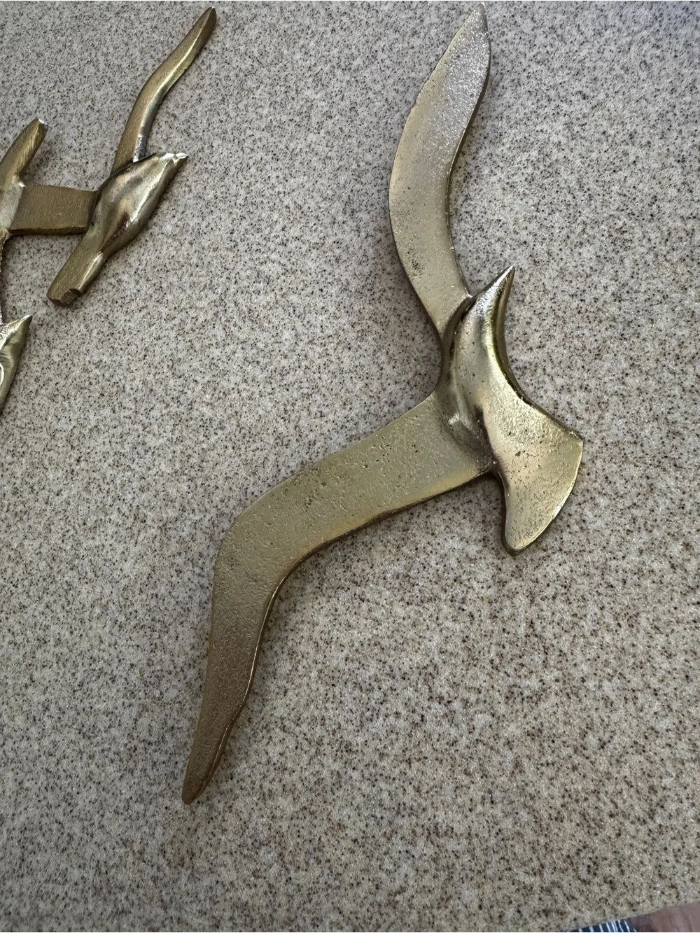 Boltze Home Birdy Gold Brass Metal Set Of Birds Wall Decor 1011623 Maritime
